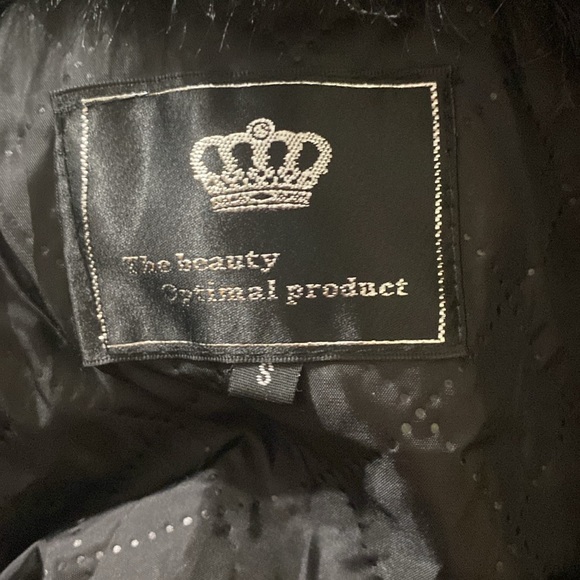 the beauty optimal product faux fur coat Size S - Picture 5 of 7